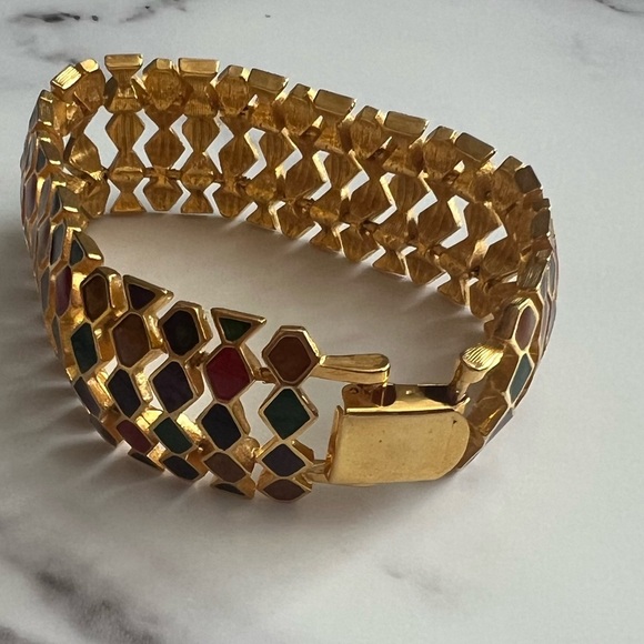 Joan Rivers Multi-Color Enamel Bracelet - Picture 6 of 9